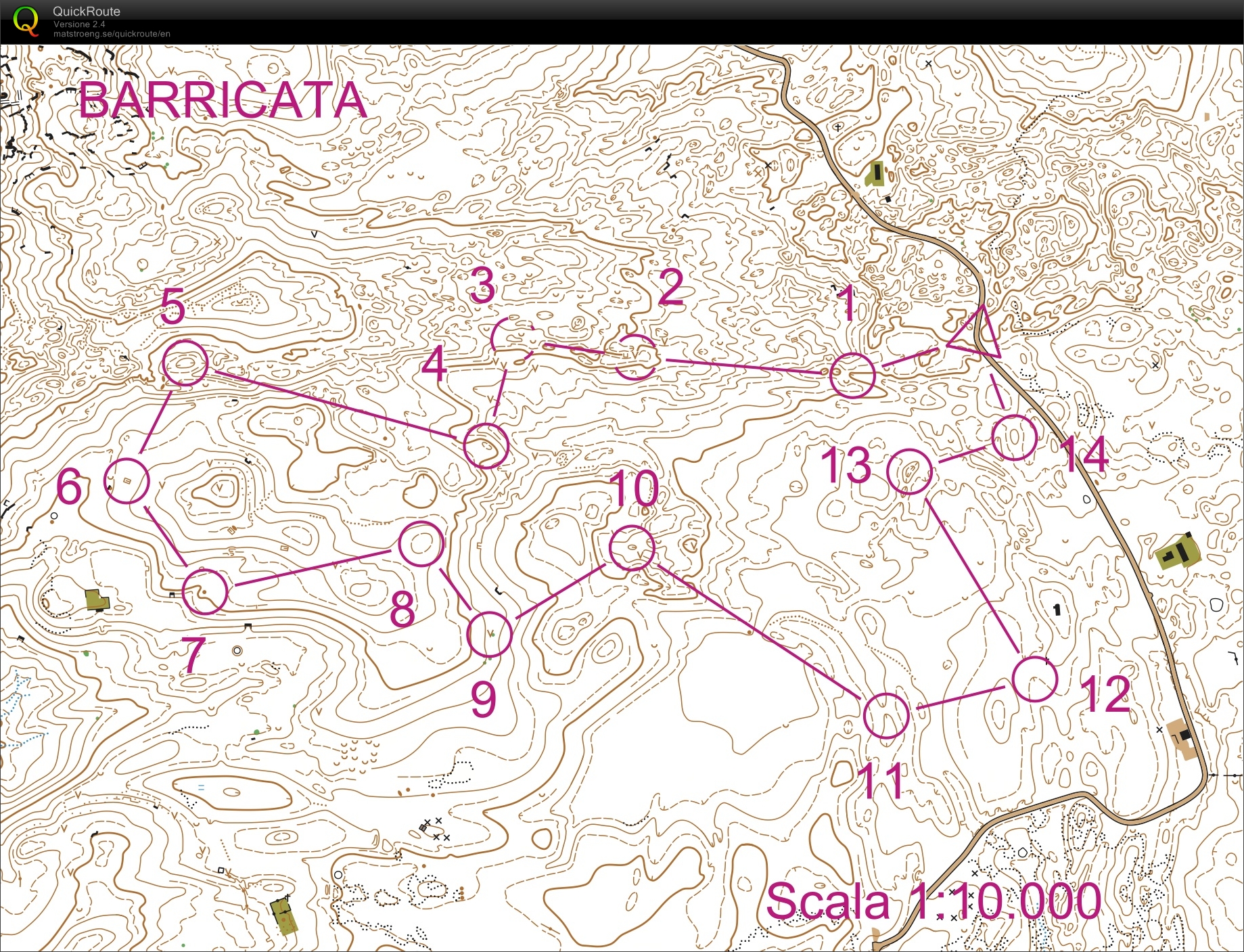 Barricata - allenamento curve (2013-08-31)