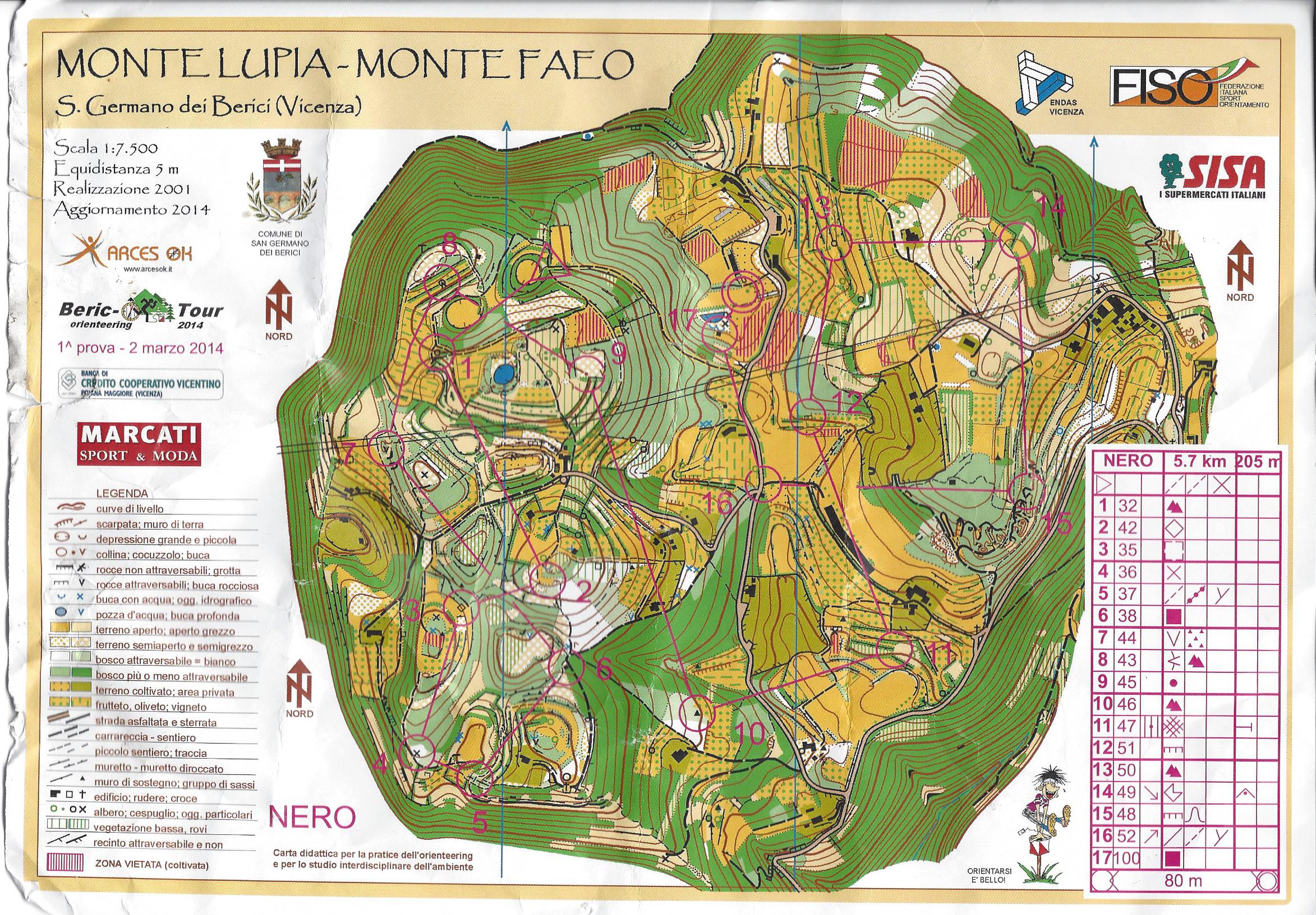 Monte Lupia - Monte Faeo - Nero (2014-03-02)